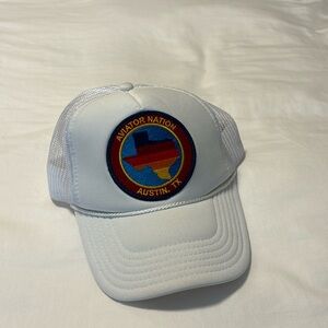 Aviator nation Austin Texas trucker hat